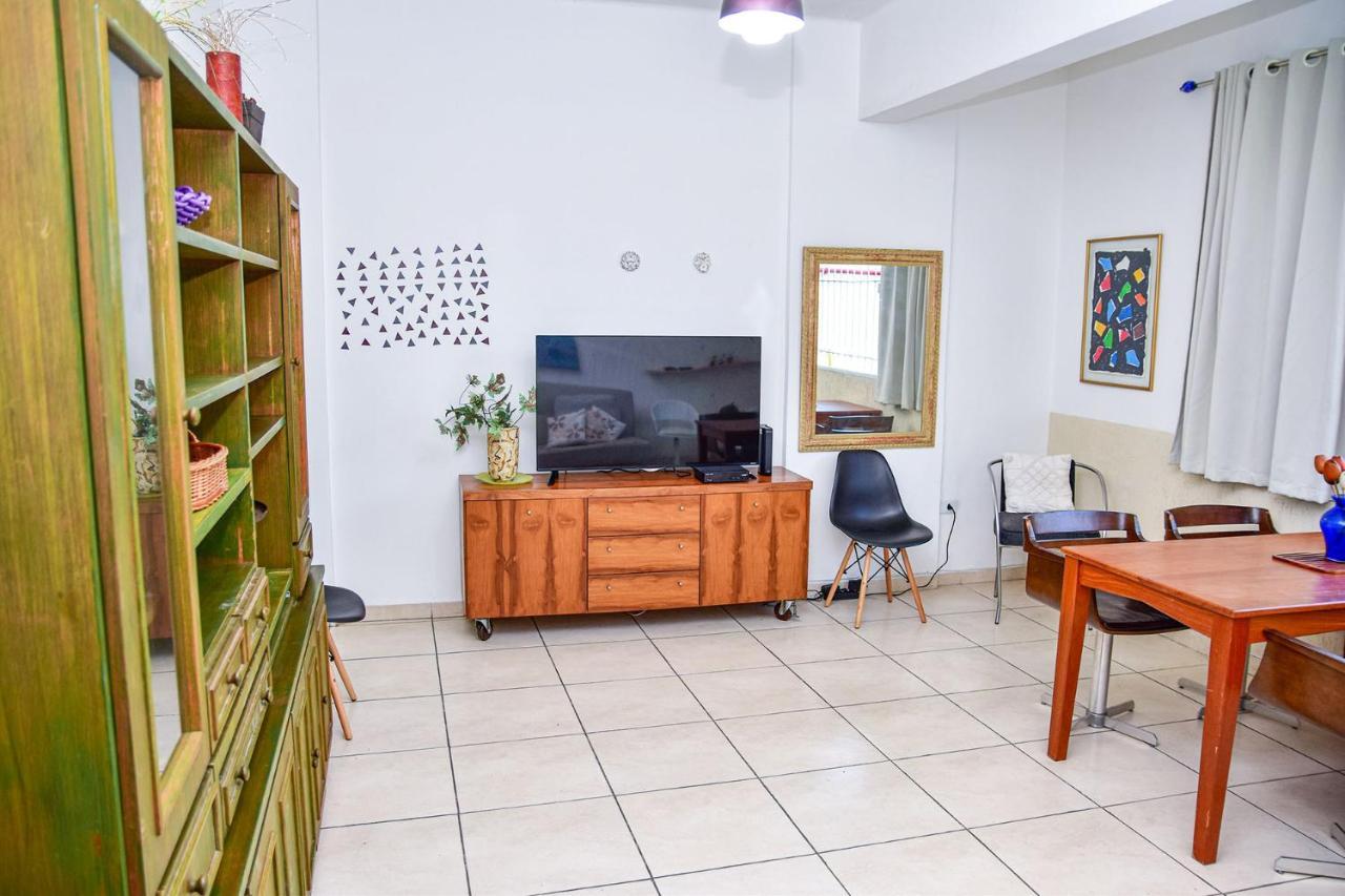 Charmoso Apto A Beira-Mar Com Wi-Fi Em Santos Sp Daire Dış mekan fotoğraf