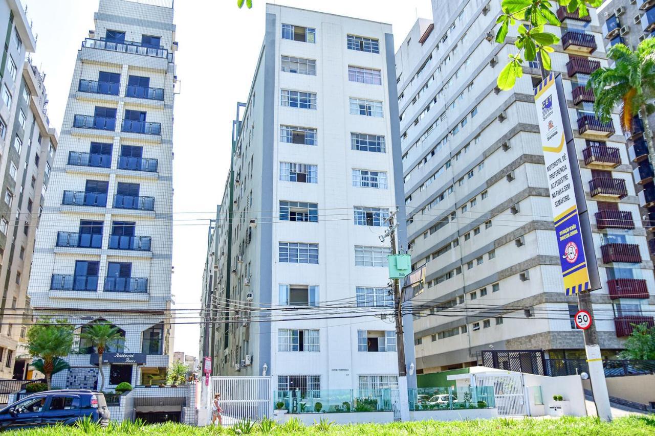 Charmoso Apto A Beira-Mar Com Wi-Fi Em Santos Sp Daire Dış mekan fotoğraf
